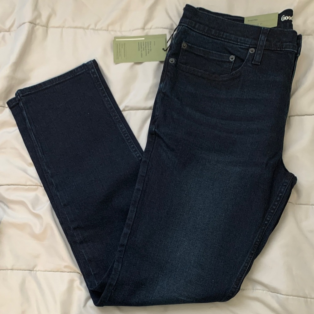 Goodfellow & Co Men's Dark Blue Straight Jeans